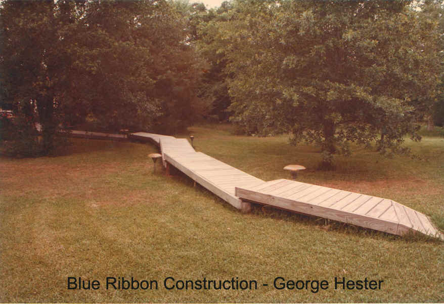 Walkway to Covered Deck for Blue Ribbon Construction and Consulting by George Hester